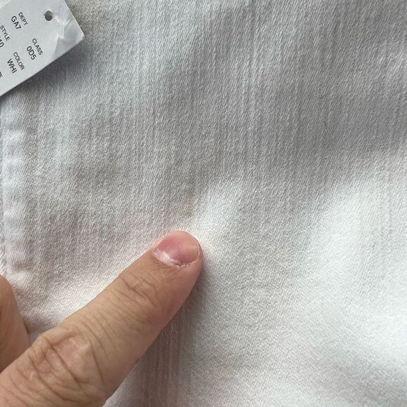 J. Crew 9" toothpick jean in white wash - Picture 7 of 7